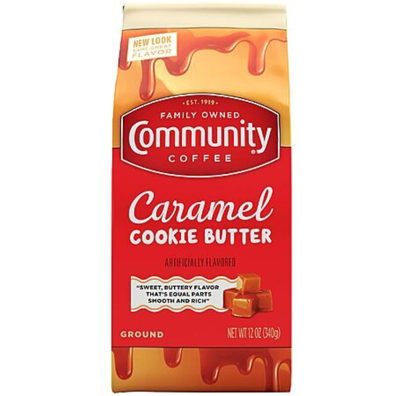 Community Coffee Ground Coffee - Caramel Cookie Butter, Medium Roast
