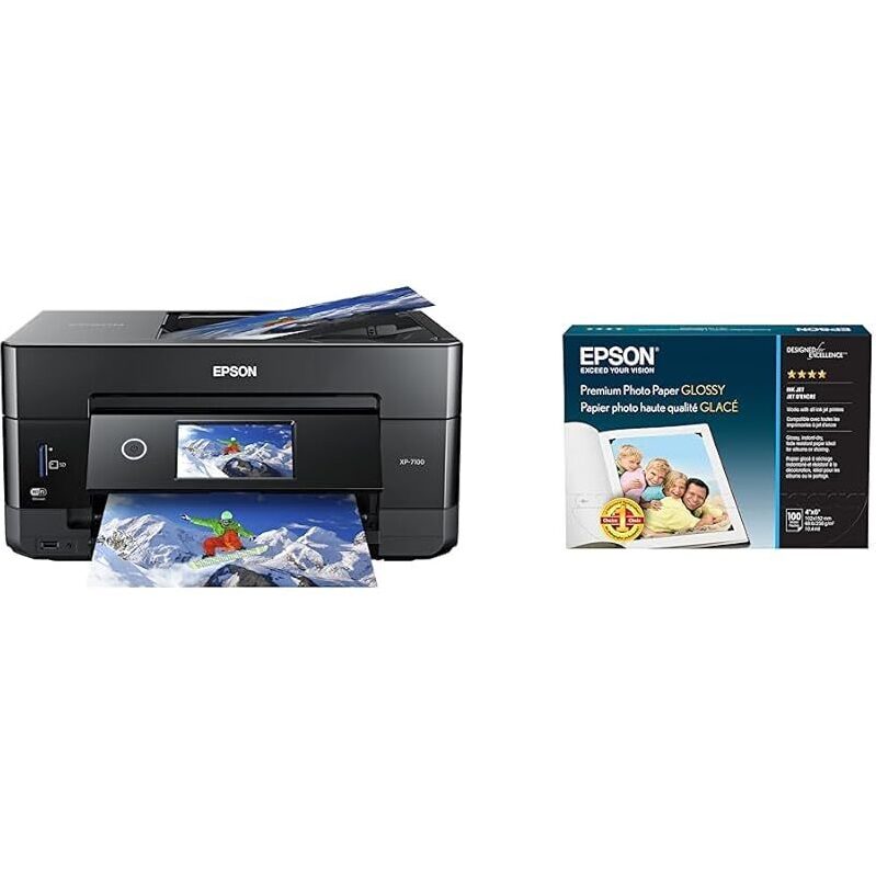 Epson XP-7100 Printer with Premium Photo Paper: Unbeatable Quality