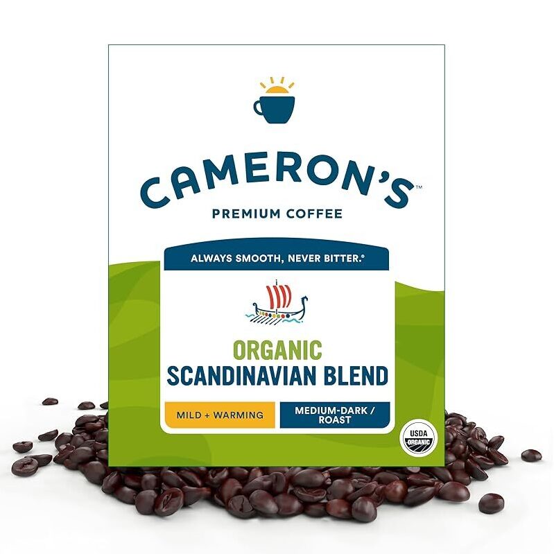 Cameron's Coffee: Premium Organic Scandinavian Blend