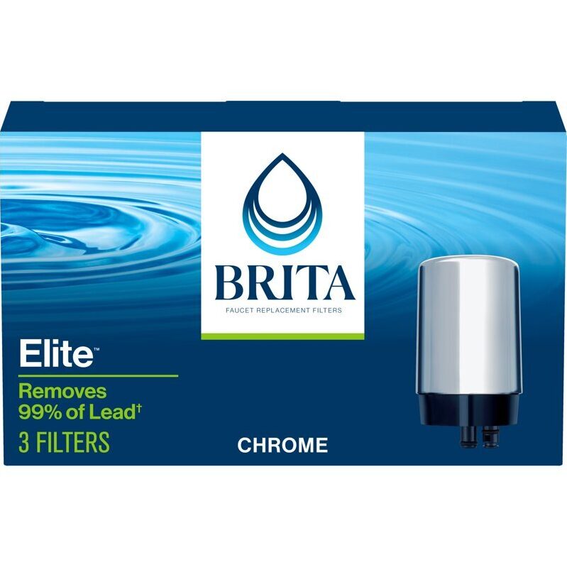 Brita Faucet Mount Elite Replacement Filters - 3 Count