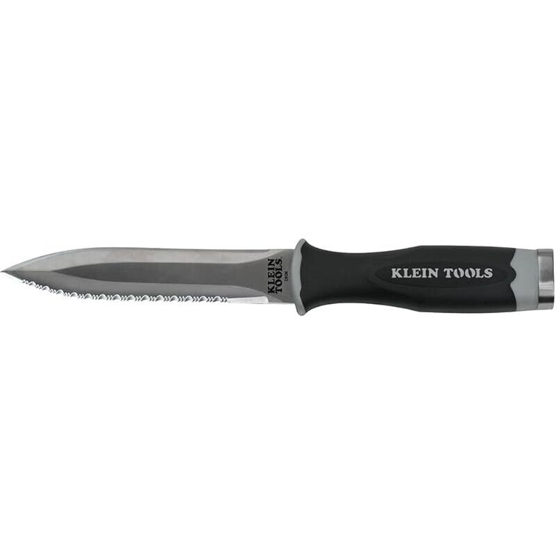 Klein Tools DK06 Serrated Stainless Steel Duct Knife for Duct Board and Flexible Duct