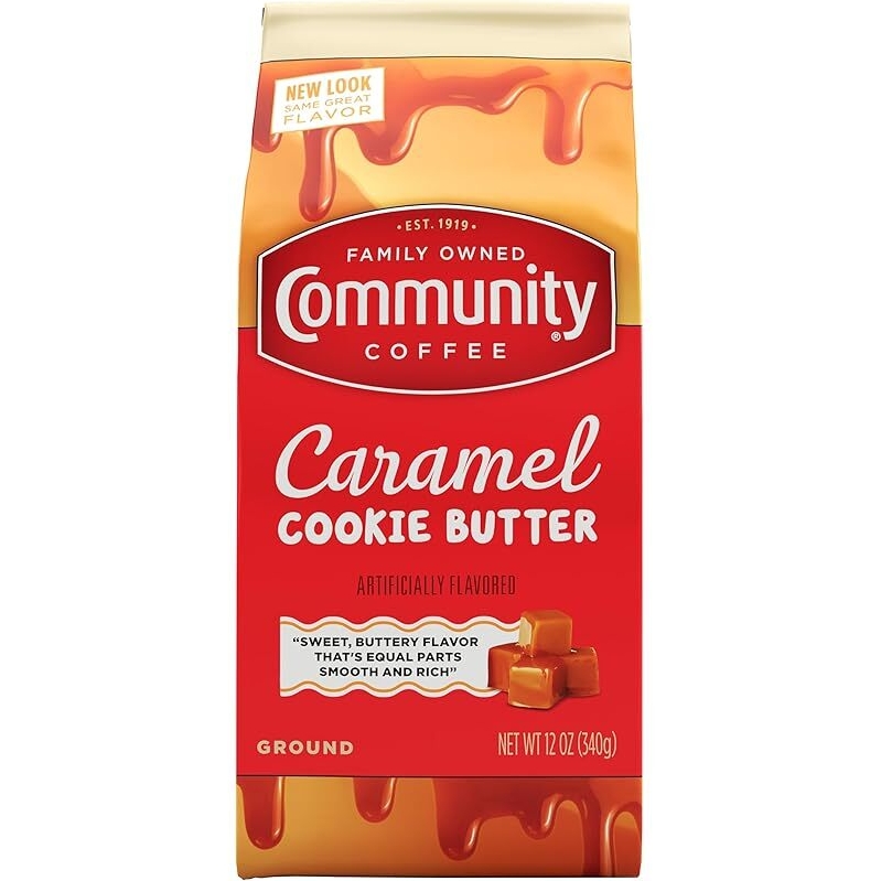 Indulge in Caramel Cookie Butter Flavored Coffee - Rich, Smooth, and Sweet