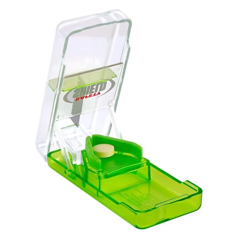 Ezy Dose Pill Cutter and Splitter with Safety Shield - Safe, Easy, and Efficient