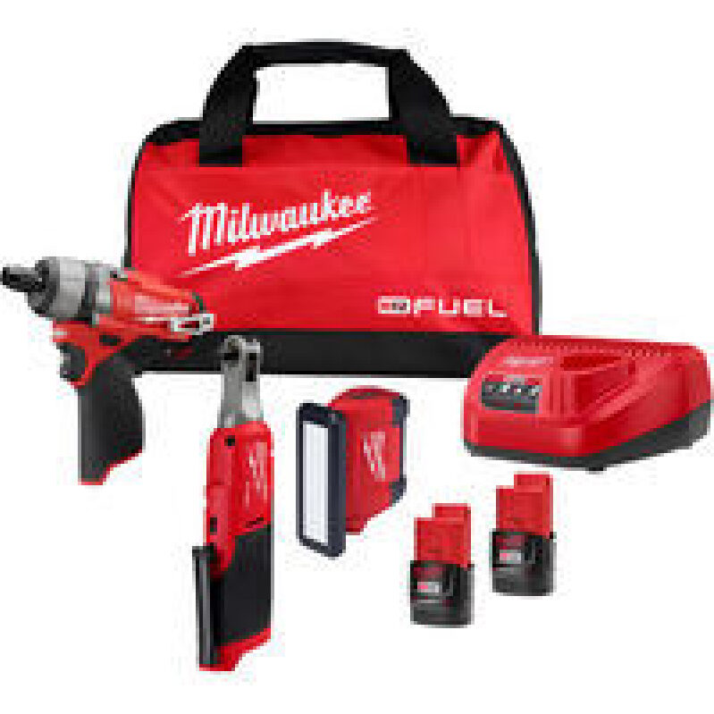 Milwaukee M12 Screwdriving 3-Piece Combo Kit - High Efficiency and Value