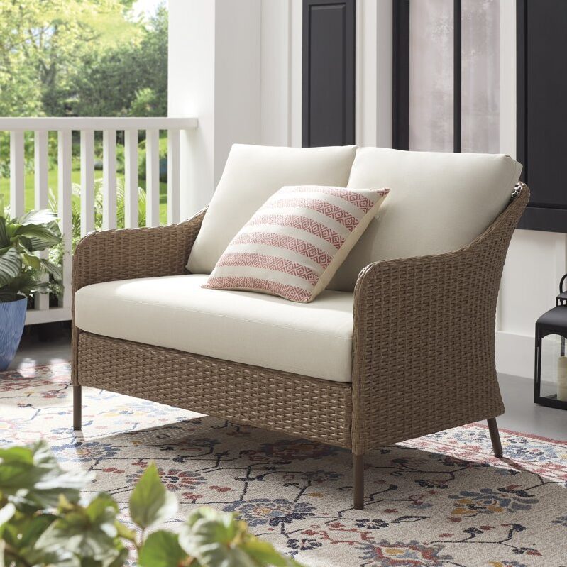 Mainstays Chelsea Outdoor Patio Loveseat - Elegant and Durable Seating