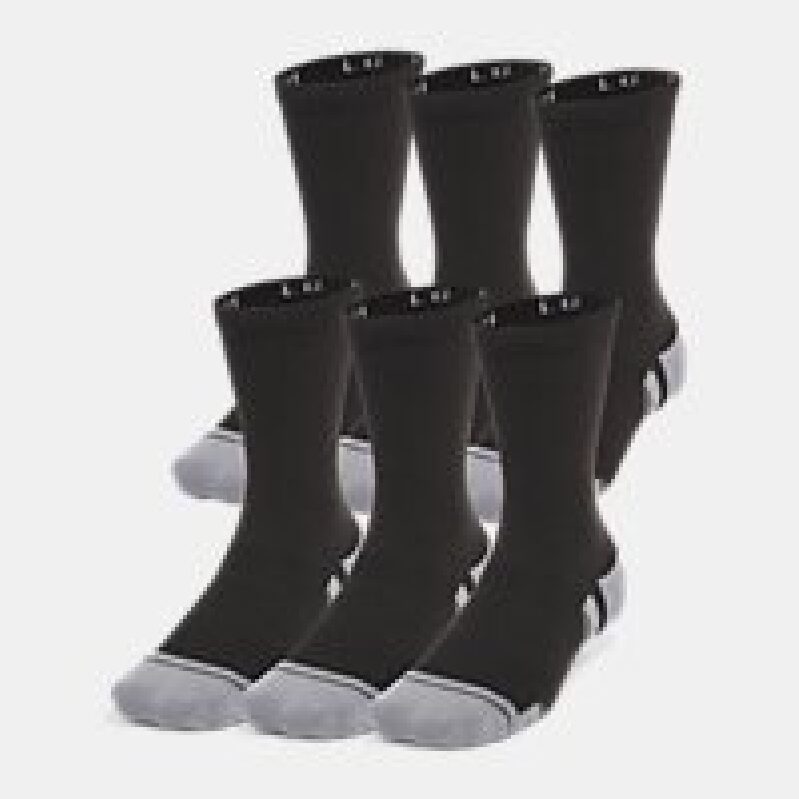 Under Armour UA Performance Tech Unisex 6-Pack Crew Socks - Premium Comfort & Durability