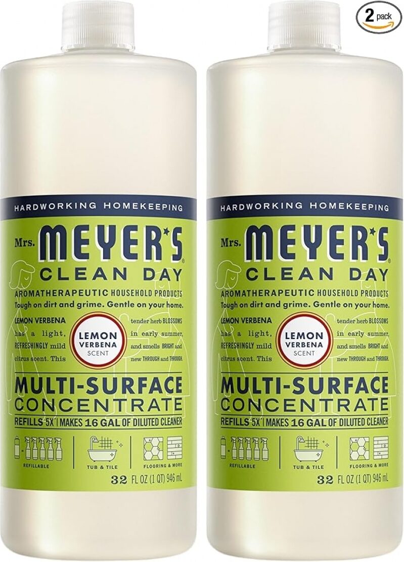Mrs. Meyer's Clean Day Multi-Surface Concentrate - Lemon Verbena Scent, 2 Pack