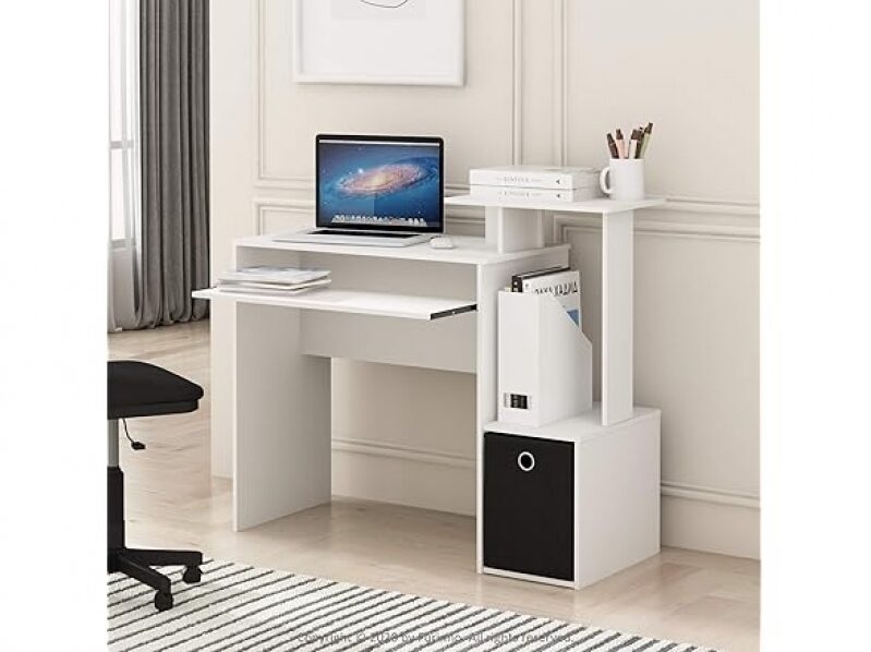 Furinno Econ Multipurpose Home Office Computer Desk - Space-Saving, Stylish, and Practical