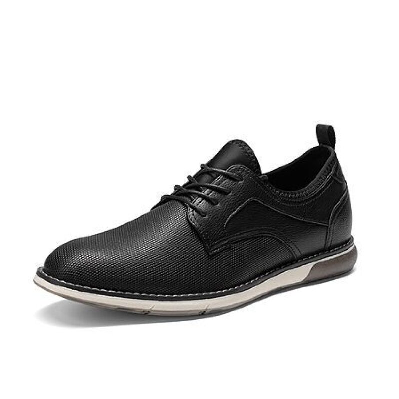 Bruno Marc Men's Casual Dress Oxford Sneaker Shoes - Black & Brown