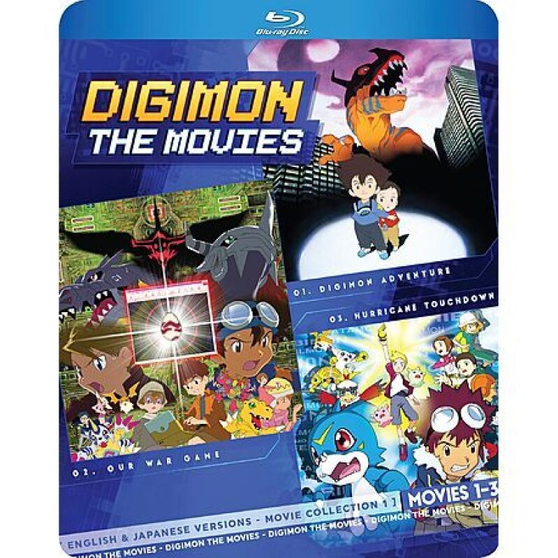Digimon The Movies 1-3 Collection (Blu-ray) - High-Quality Anime Collection
