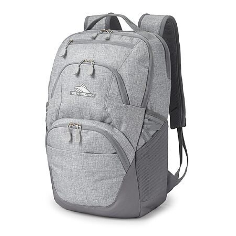 High Sierra Swoop Backpack - Silver Heather