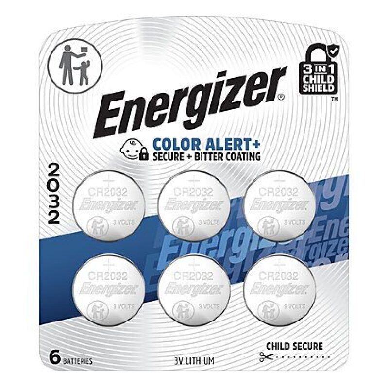 Energizer CR2032 3V Lithium Coin Batteries 6-Pack Deal