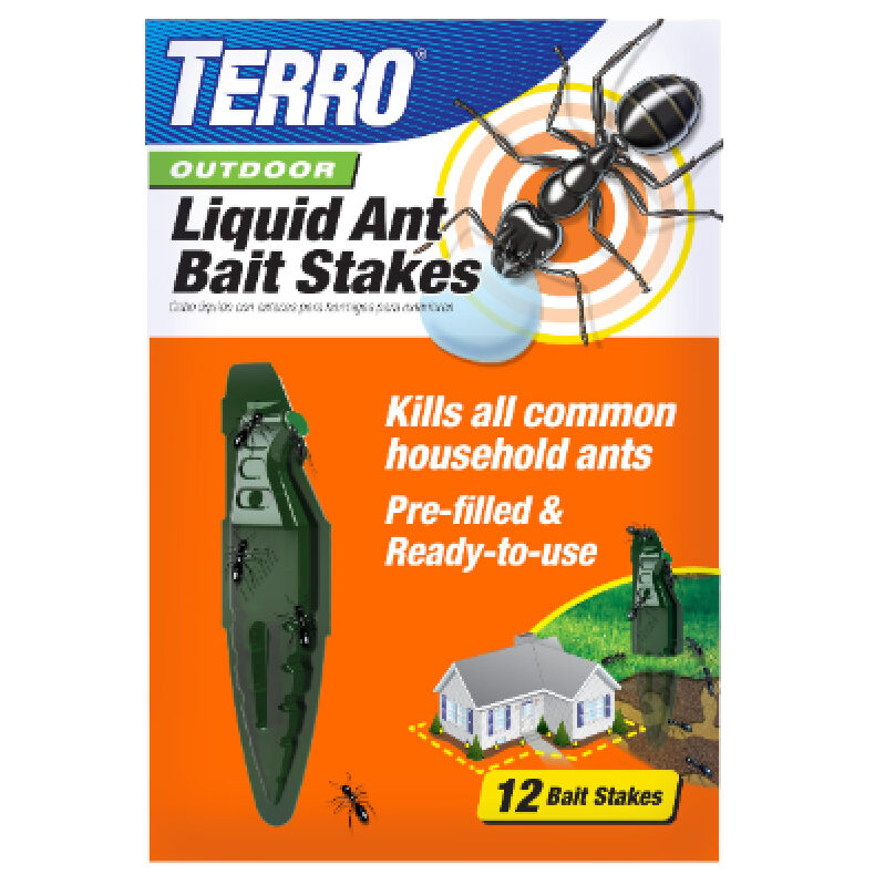 Efficient Outdoor Ant Bait Stakes by Terro - 12 Pack