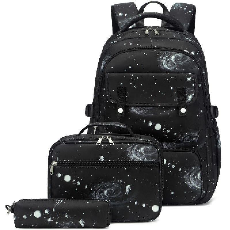 Joyfulife Children's Backpack Set with Pencil Case - Space Theme