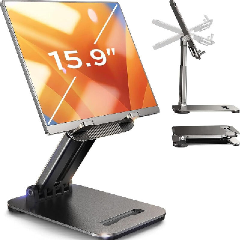 Versatile 15.9'' iPad Stand - Perfect for Work and Play