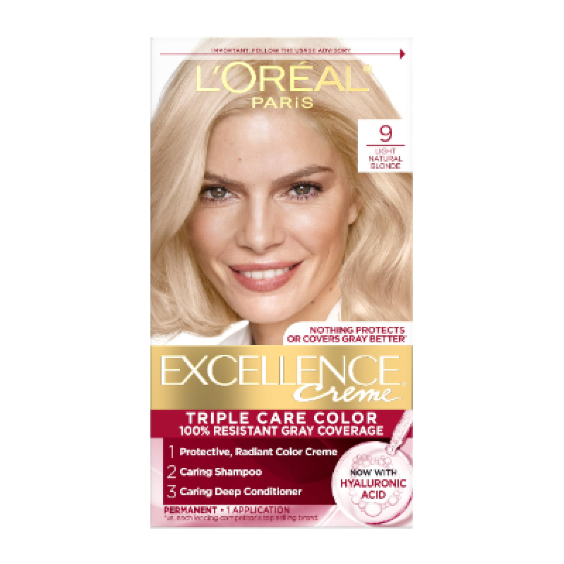 L'Oreal Paris Excellence Creme Hair Color - Light Natural Blonde