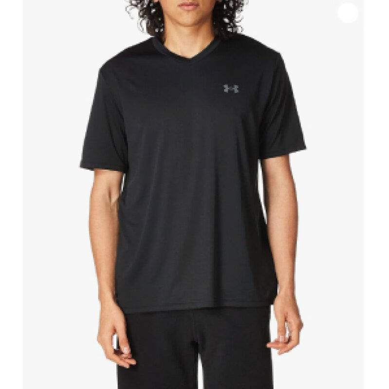 Under Armour Men's Short Sleeve V-Neck T-Shirt for Fitness