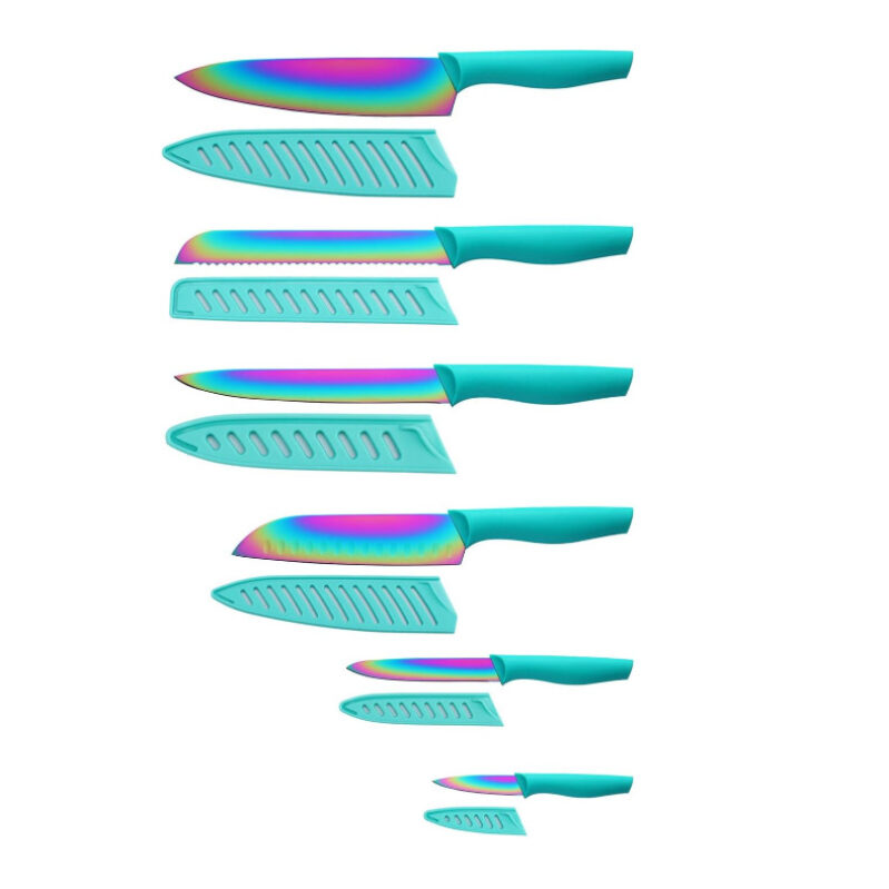 Marco Almond 12-Piece Kitchen Knife Set: Versatile Cutting Tools at a Steal