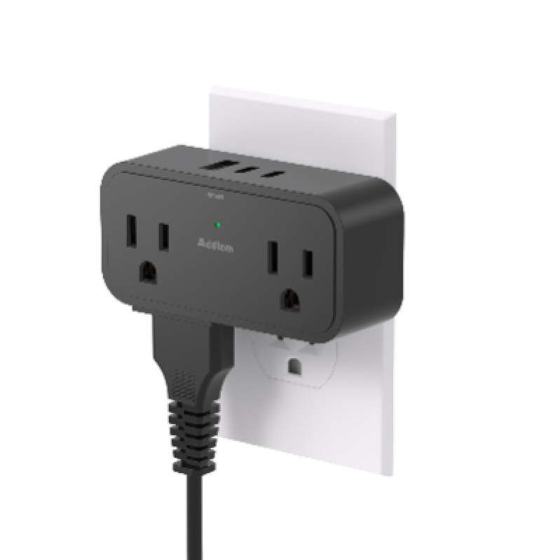 Multi-Port Travel Power Strip by Addtam - Ultimate Convenience
