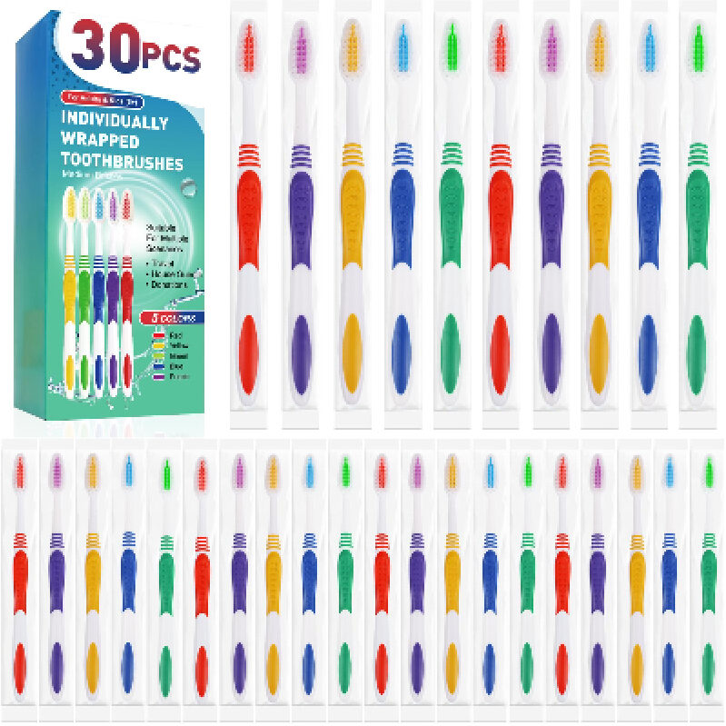 Bulk Purchase: Navona Soft Bristle Toothbrushes, 30 Count at $5.64