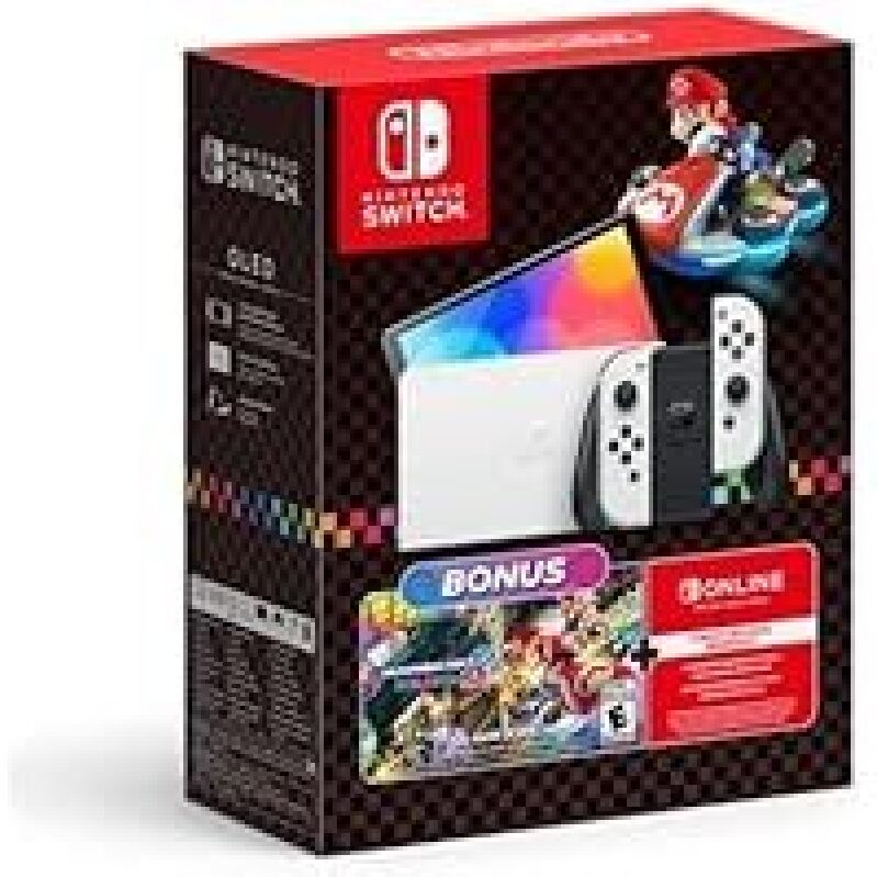 Nintendo Switch OLED Mario Kart 8 Deluxe Bundle - Ultimate Gaming Experience