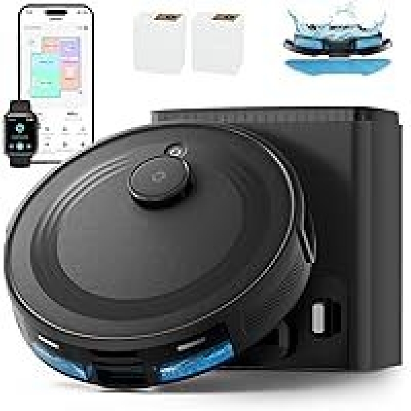 Lefant M2 Plus 6000Pa Self-Empty LiDAR Robot Vacuum and Mop - Efficient and Smart Cleaning