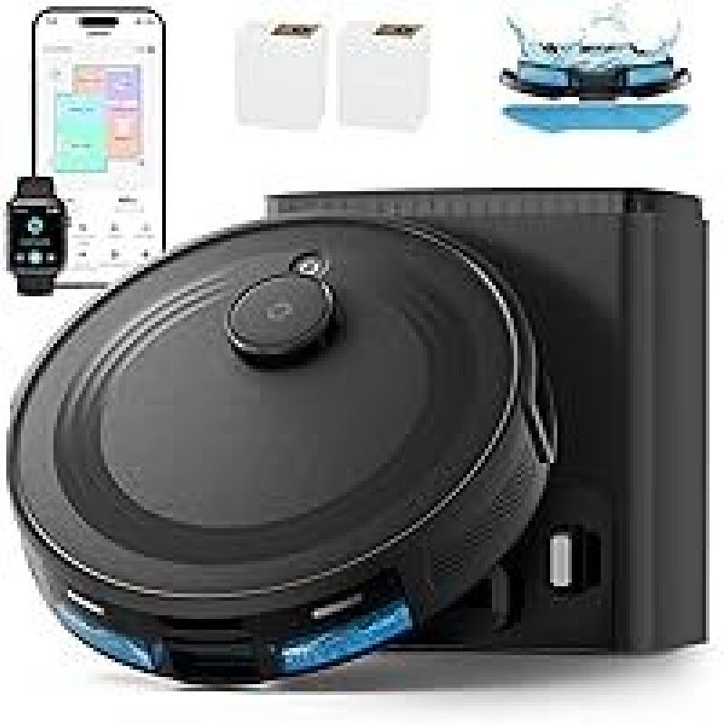 Lefant M2 Plus 6000Pa Self-Empty LiDAR Robot Vacuum and Mop - Efficient and Smart Cleaning