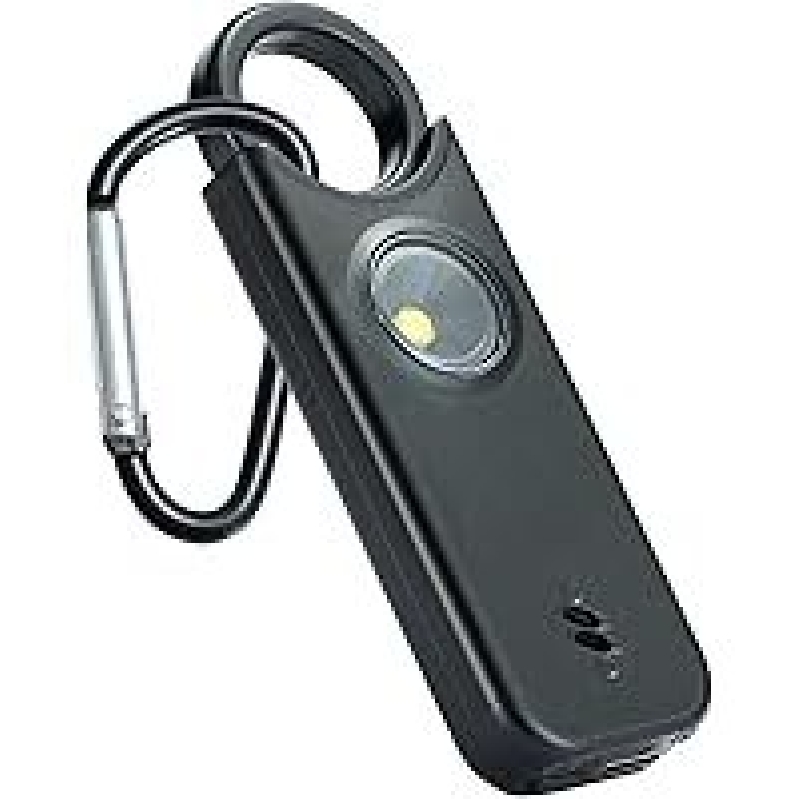 Tipsean 135dB Personal Safety Alarm with Flashlight - High-Decibel Siren and Strobe Light for Self-Defense and Emergency