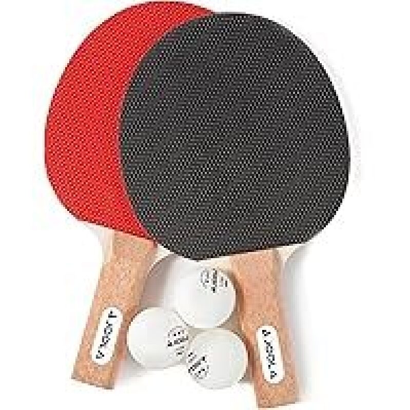 JOOLA Essentials Duel 2-Player Table Tennis Paddle Set - Premium Indoor/Outdoor Fun