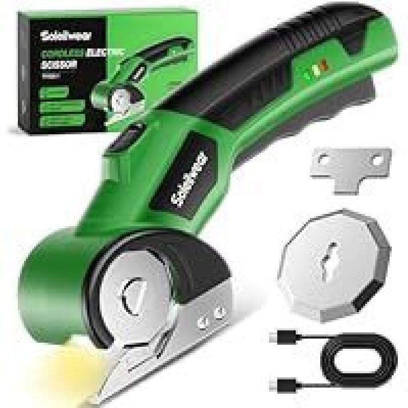 Effortless Precision: Soleilwear 4V Cordless Electric Cardboard Cutter
