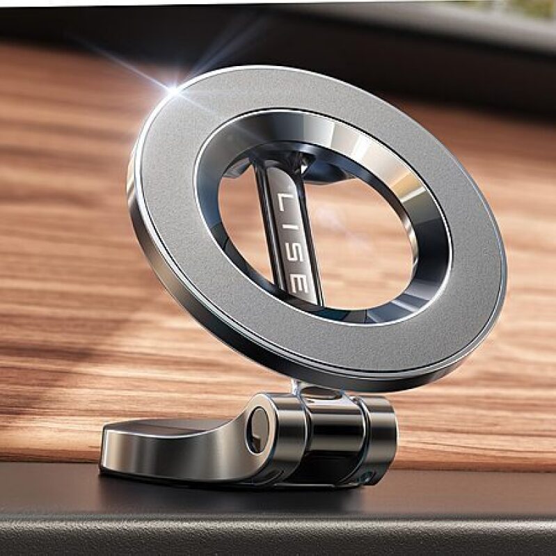 LISEN Magnetic MagSafe Car Dash Mount for iPhone 12-17 - Affordable and Functional