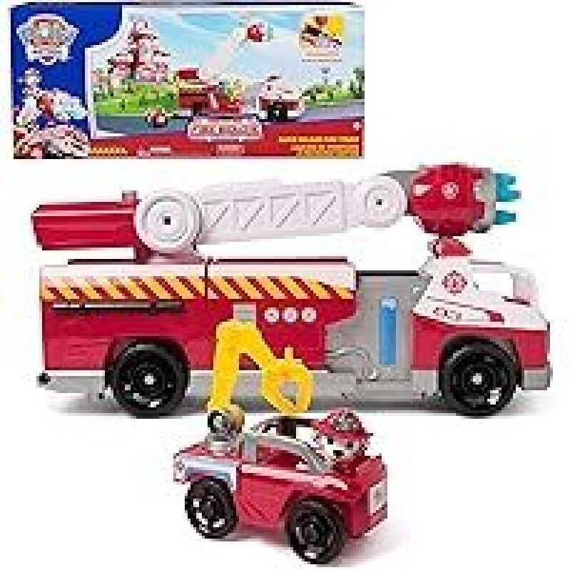 Paw Patrol Fire Rescue: Rapid Reload Fire Truck with Marshall Figure