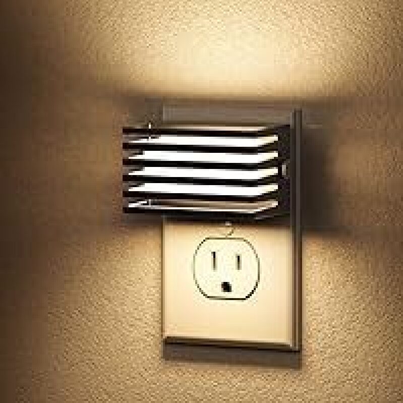 Plug into Wall Modern Night Light with Dusk to Dawn Sensor - 2pk