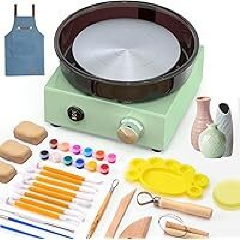 Alldeer Mini Pottery Wheel Kit: Ideal for Beginner Potters