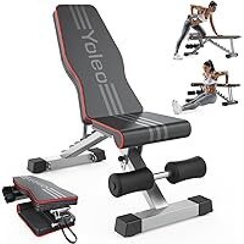 Yoleo Adjustable Weight Bench: Your Ultimate Full-Body Workout Companion