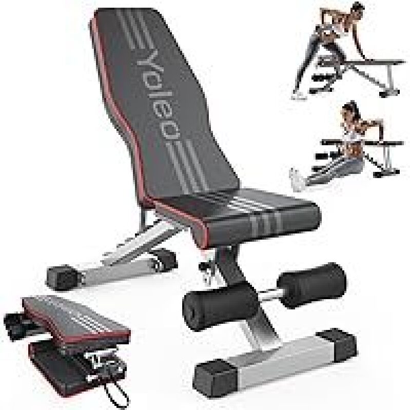Yoleo Adjustable Weight Bench: Your Ultimate Full-Body Workout Companion