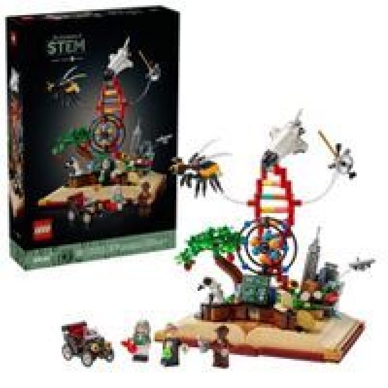 LEGO Ideas The Evolution of STEM Building Set 21355 - A Tribute to Scientific Milestones