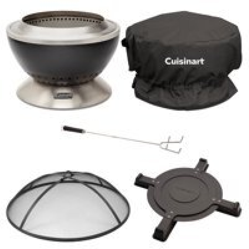 Cuisinart Smokeless Fire Pit Bundle - 24-inch