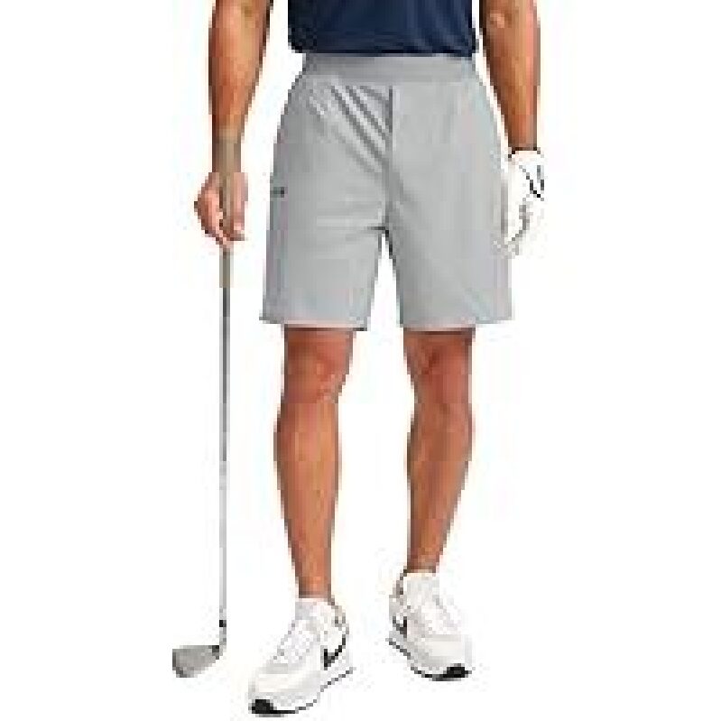 Viodia Men's 7-Inch Golf Shorts with 5 Pockets - Perfect for Golfing and Casual Wear