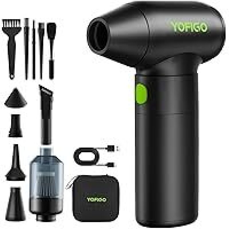 Yofigo 4-in-1 150,000 RPM Mini Turbo Fan - Ultimate Electric Air Duster