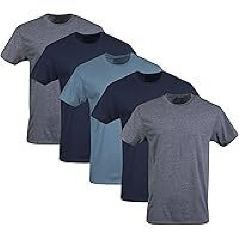 5-Pack Gildan Men's Crew T-Shirts - Multipack G1100