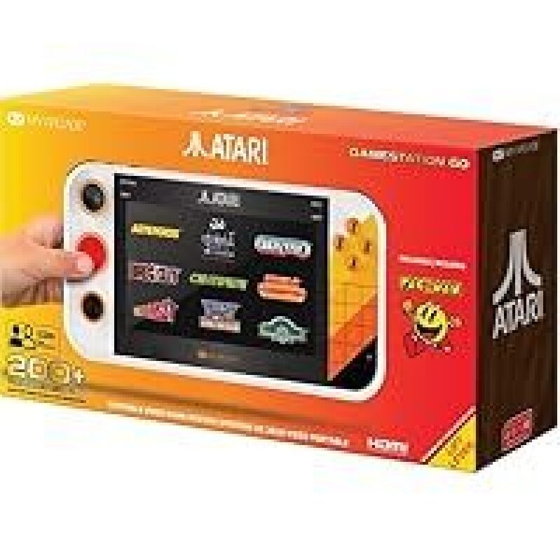 My Arcade Atari Gamestation Go 200+ Preloaded Retro Video Game Console - Enjoy Classic Atari Games Anywhere