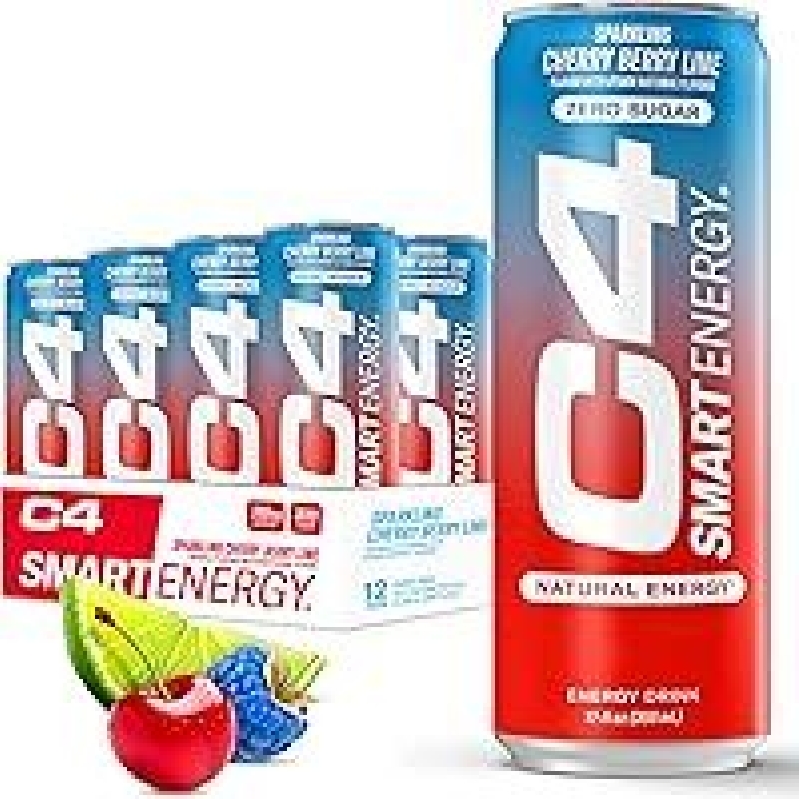12-Pack Cellucor C4 Smart Energy Drink Cherry Berry Lime 12oz