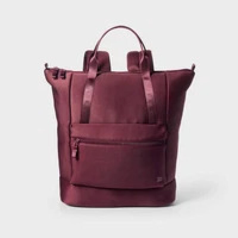 All in Motion Faux Neoprene Backpack Tote - Perfect for Travel and Commuting