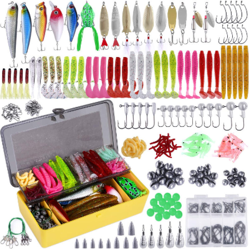 PLUSINNO 302-Piece Fishing Lures Kit - Special Price $12.34