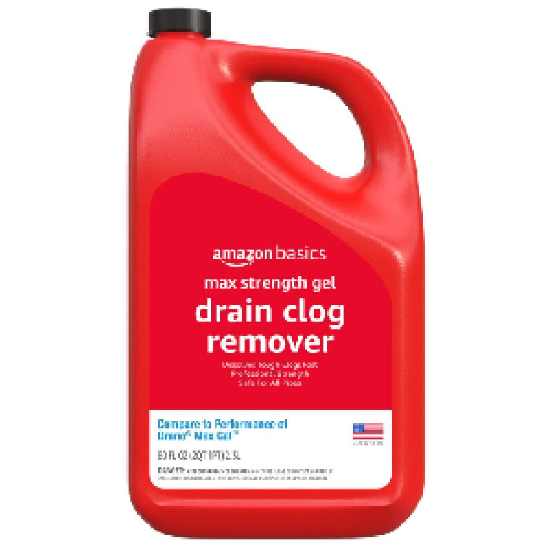 Amazon Basics Max Strength Drain Clog Remover - 80 fl.oz