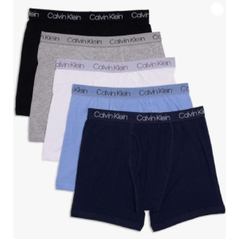 Calvin Klein Boys' 5-Pack Boxers - Premium Comfort at an Unbeatable Price