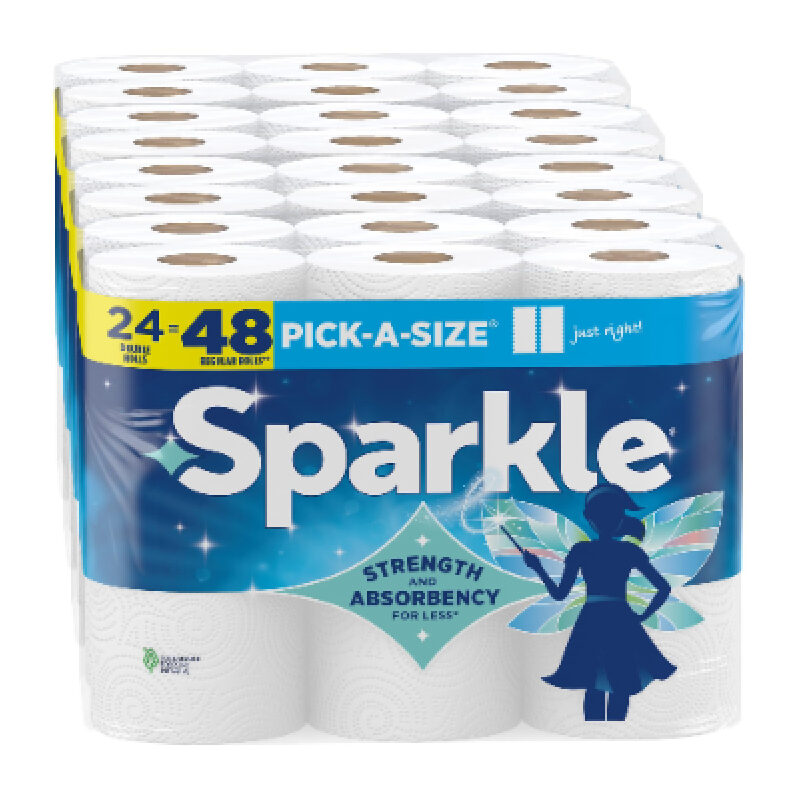 Sparkle Kitchen Paper Towels - 24 Rolls, On Sale