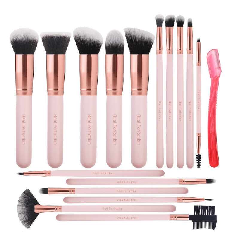 Affordable 16-Piece Makeup Brush Set - Perfect for Beginners and Professionals