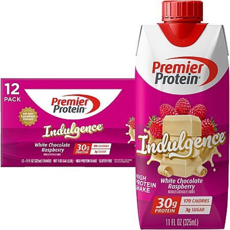 12-Pack Premier Protein Shakes - White Chocolate Raspberry